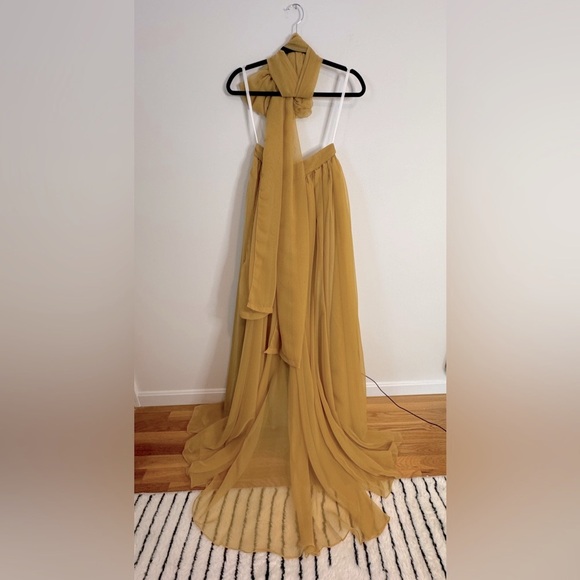 Sweet Caroline Styles Wedding Dress Florence Skirt Marigold & Willow Crop Top 8 - Picture 4 of 11